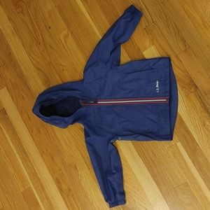 L.L.Bean Infants' and Toddlers' Discovery Rain Jacket, Navy, 3T, EUC